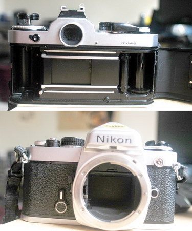 Nikon FE front/back
