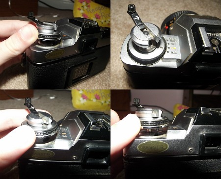 Photos of the broken dial.