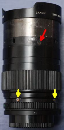 Canon FD 35-70 2.8-3.5 disassembled