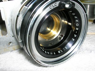 Front of lens, with front element removed